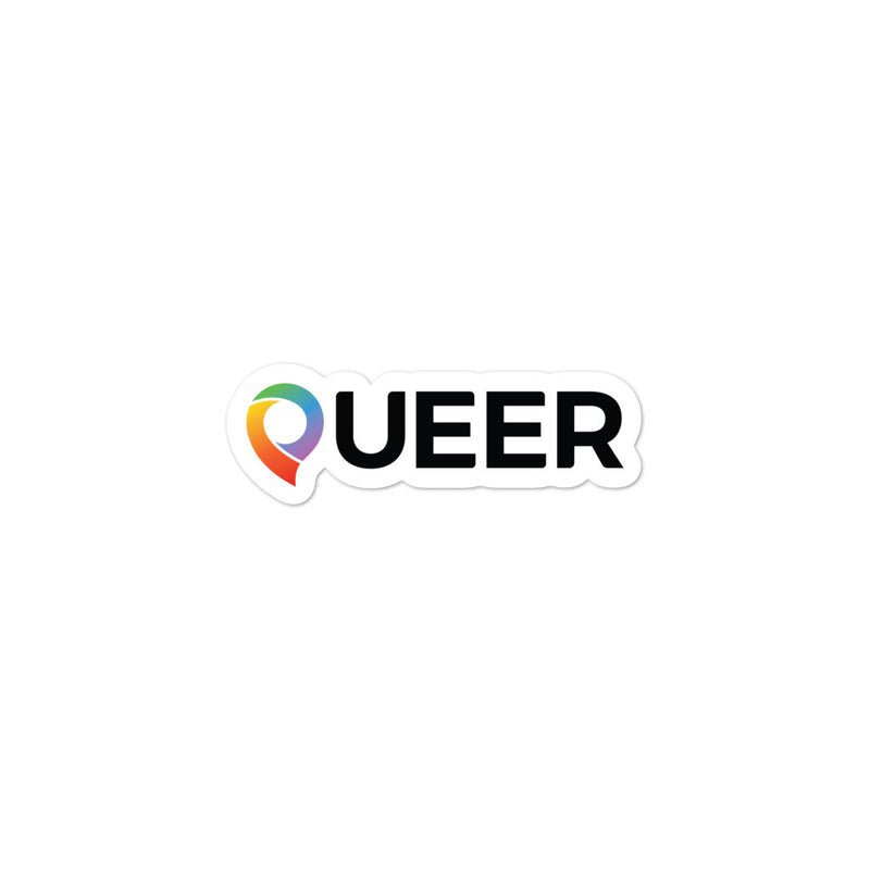 Queer Sticker w/ Logo