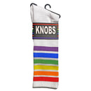 Rainbow Pride Crew Socks | LGBTQ+ Colorful Striped Socks by KNOBS San Francisco