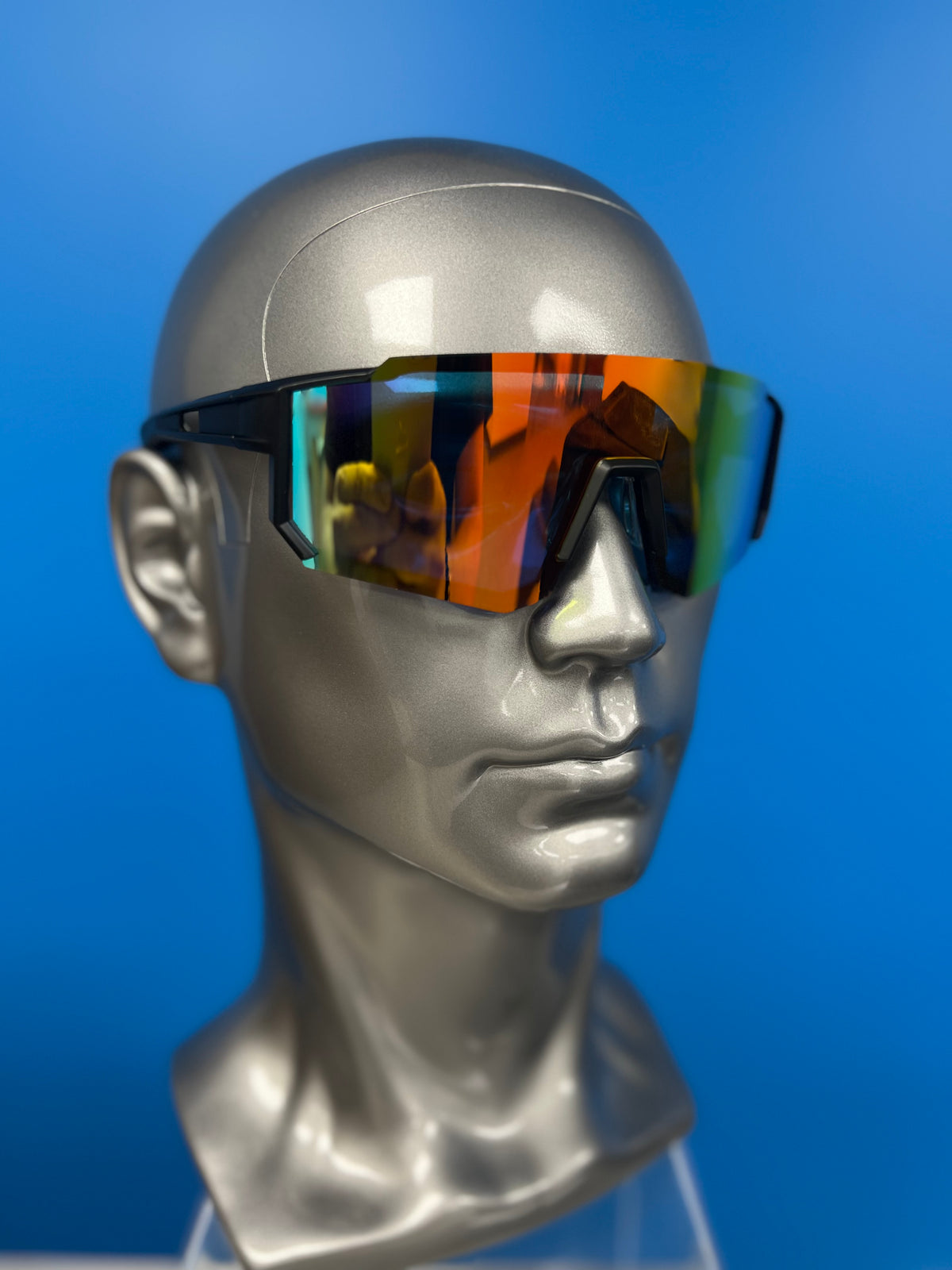 RAINBOW シングレイヤー メンズMサイズ8.5〜9.5 Retro Visor Rainbow Sunglasses