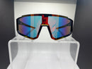 Retro Visor Rainbow Sunglasses