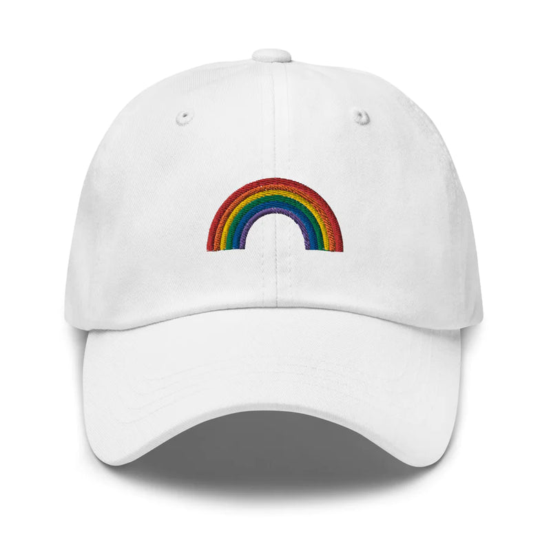Rainbow Hat (White)