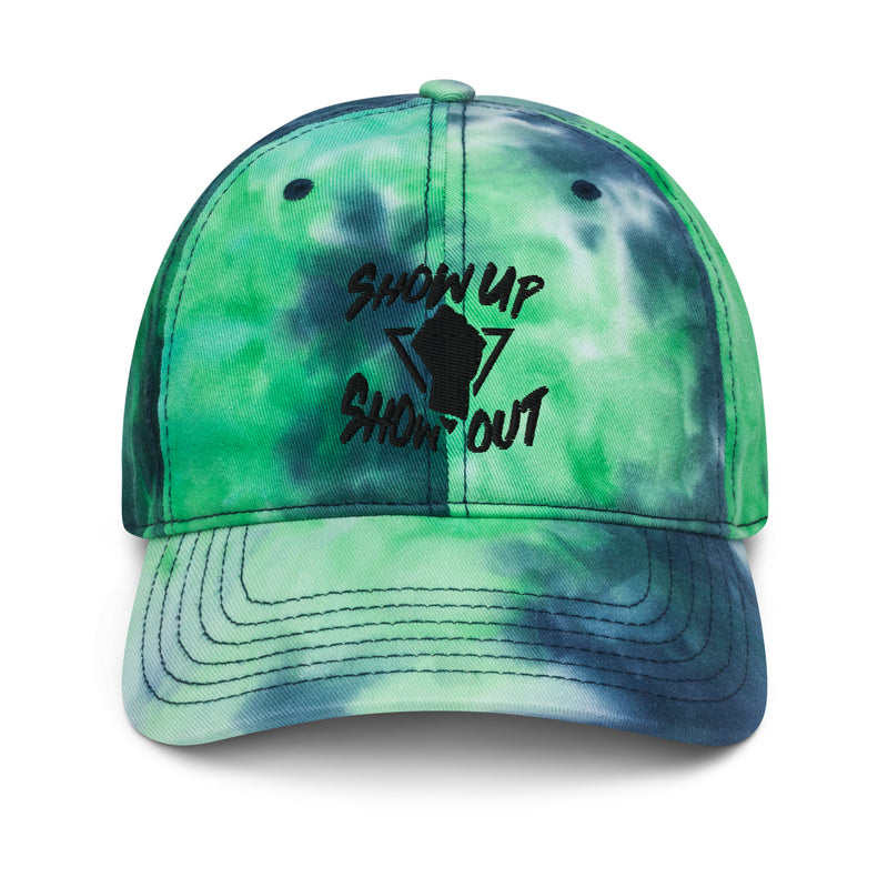 Show Up Show Out Tie dye hat