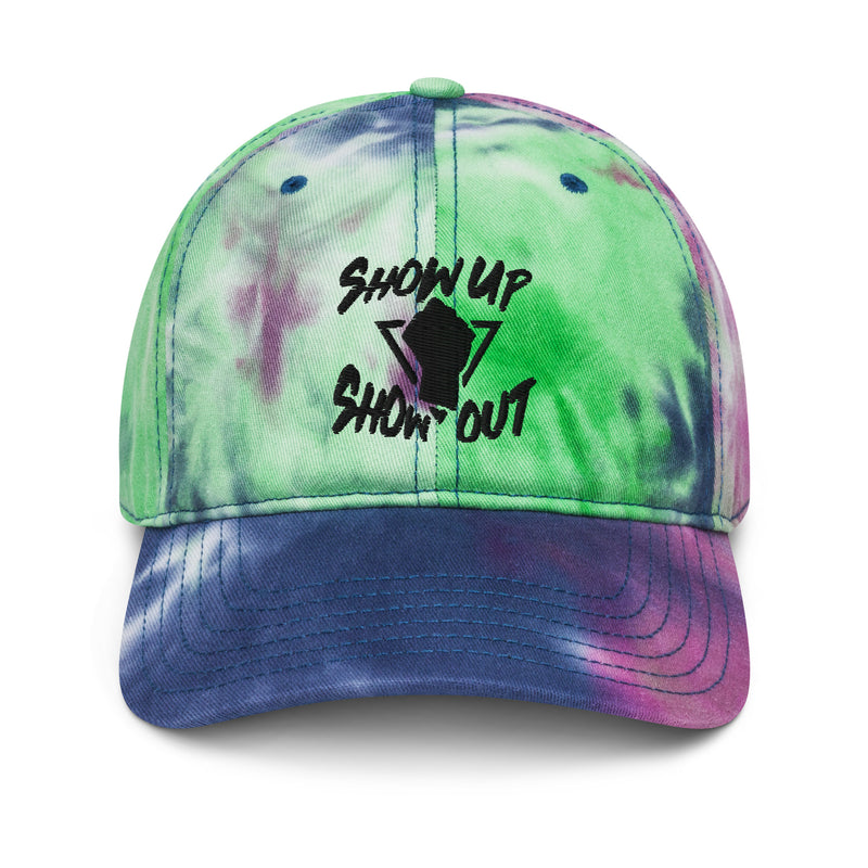 Show Up Show Out Tie dye hat