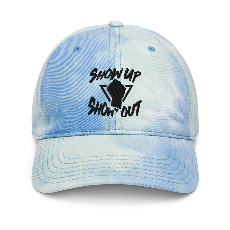 Show Up Show Out Tie dye hat