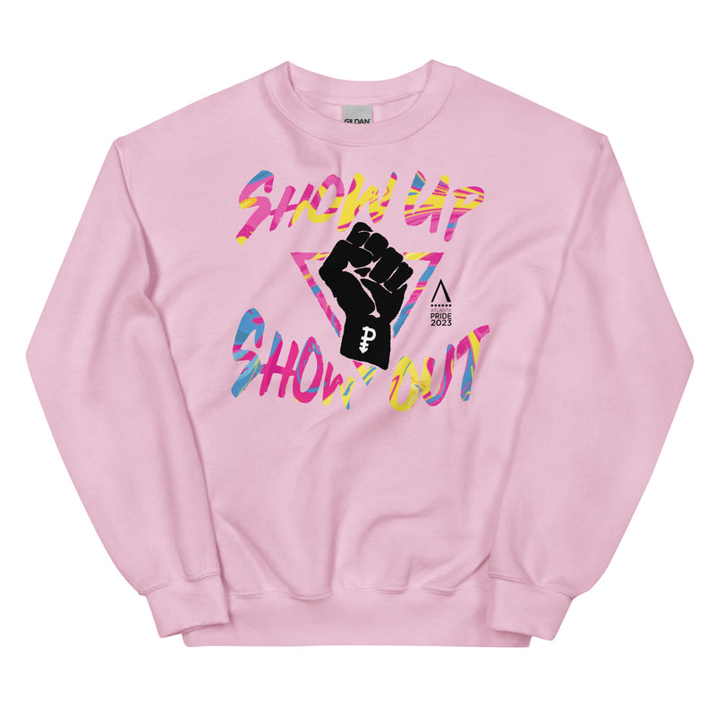 Pansexual Show Up Show Out ATL Pride 2023 Crewneck