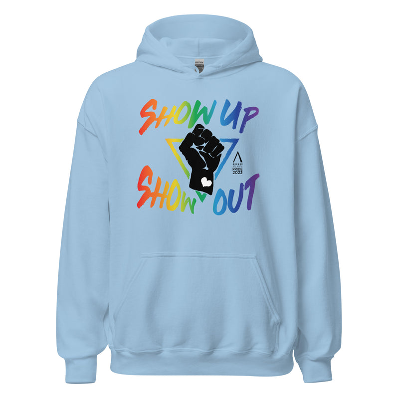 Rainbow Show Up Show Out ATL Pride 2023 Hoodie