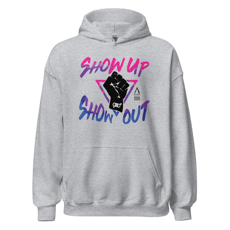 Bisexual Show Up Show Out ATL Pride 2023 Hoodie