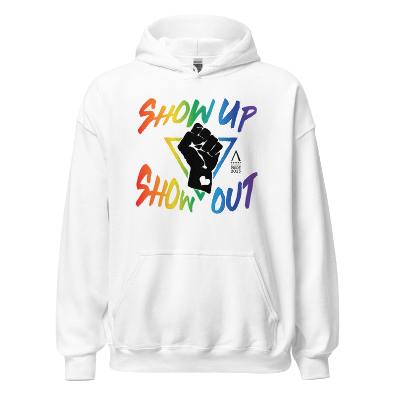 Rainbow Show Up Show Out ATL Pride 2023 Hoodie