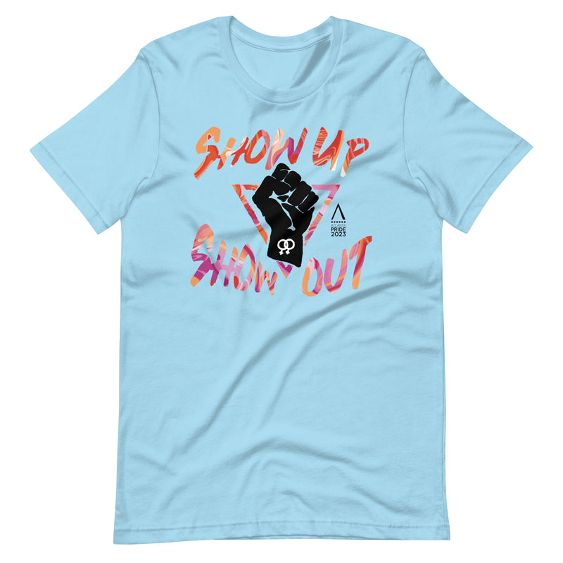 Lesbian Show Up Show Out ATL Pride 2023 T-Shirt