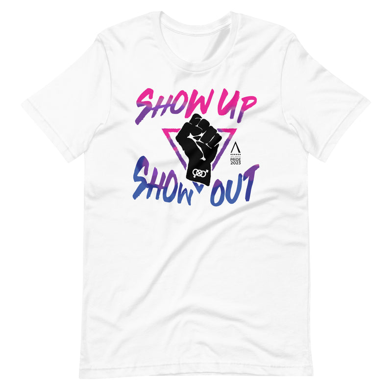 Bisexual Show Up Show Out ATL Pride 2023 T-Shirt