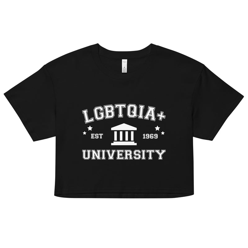 LGBTQIA+ University Crop Top