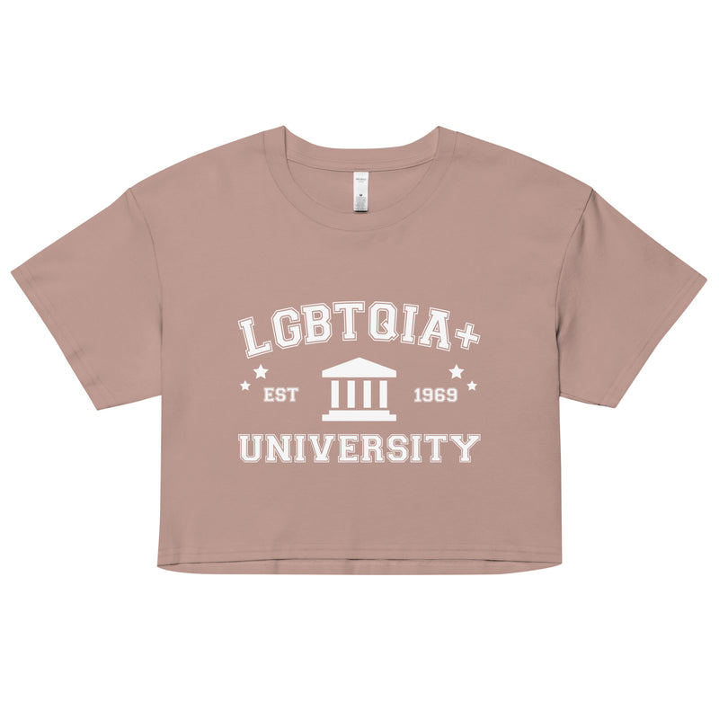 LGBTQIA+ University Crop Top