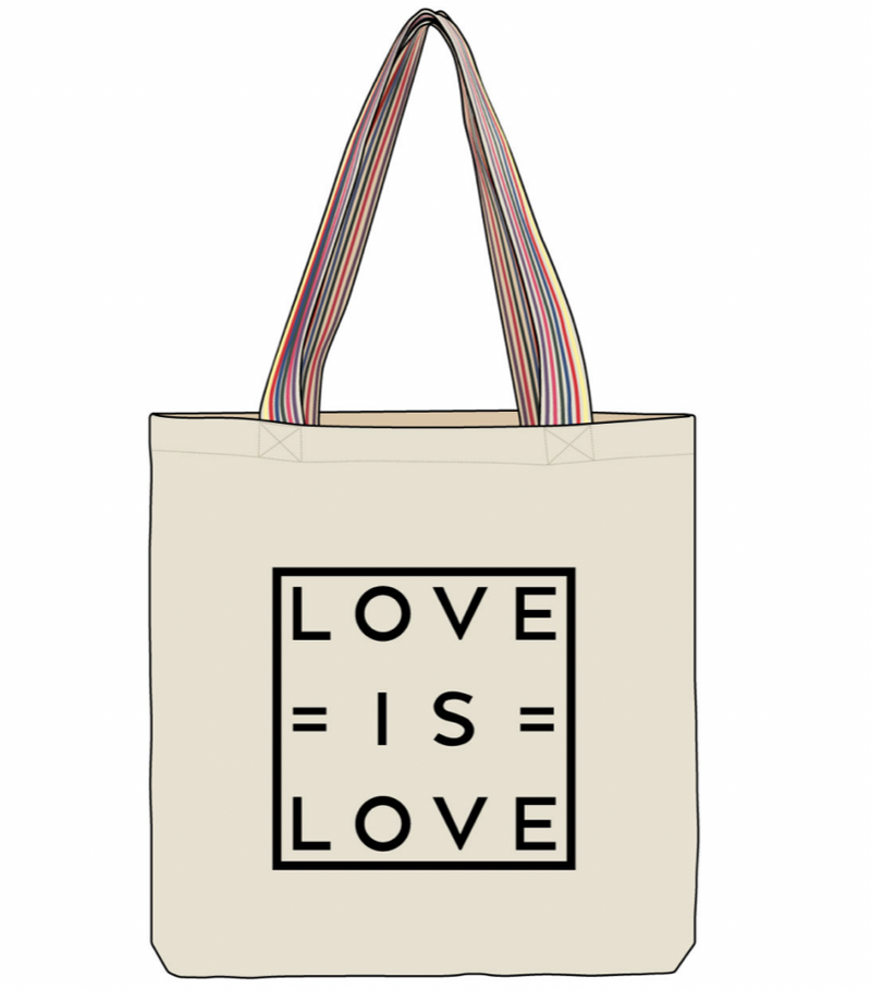 Love is Love Queerencia Rainbow Tote Bag