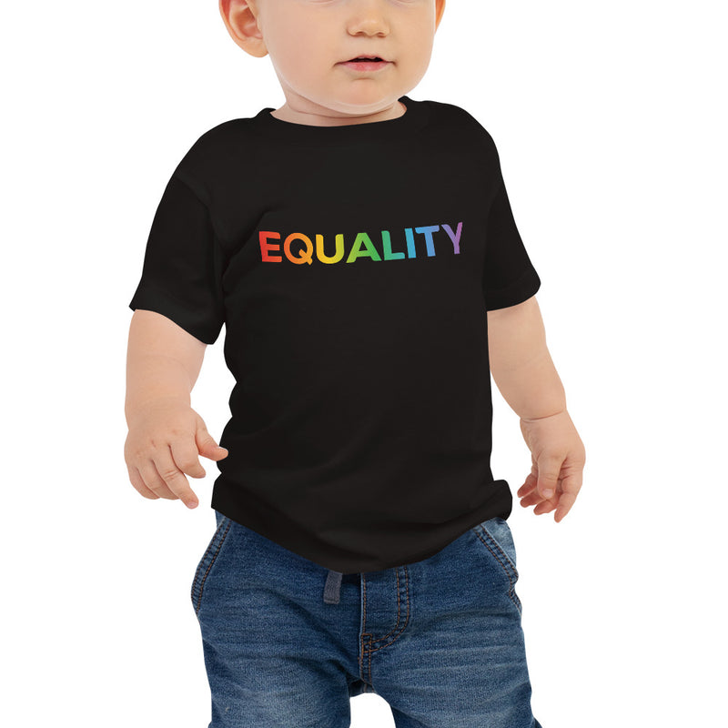 Equality Baby T-Shirt in Black