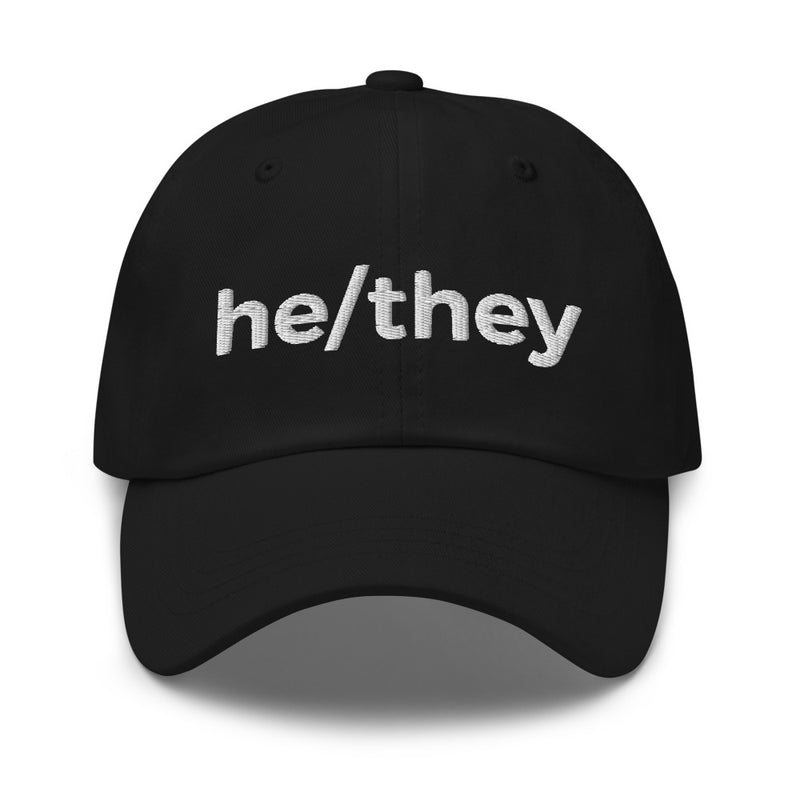 he/they Pronoun Hat