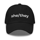 she/they Pronoun Hat