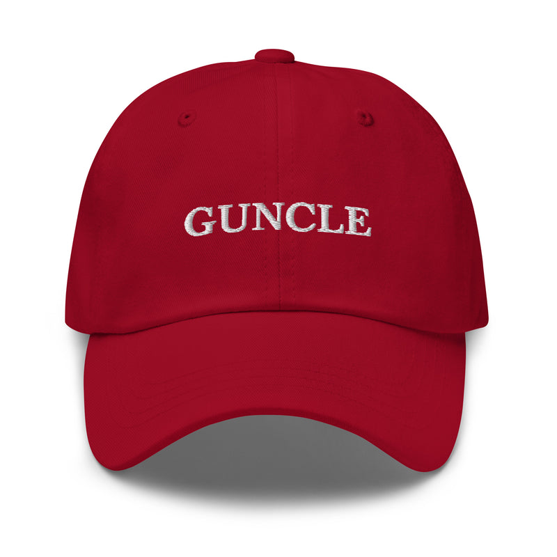Guncle Hat in Cranberry Red