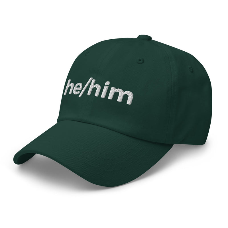 he/him Pronoun Hat