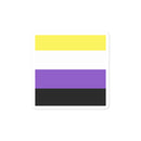 Non-Binary Flag Sticker