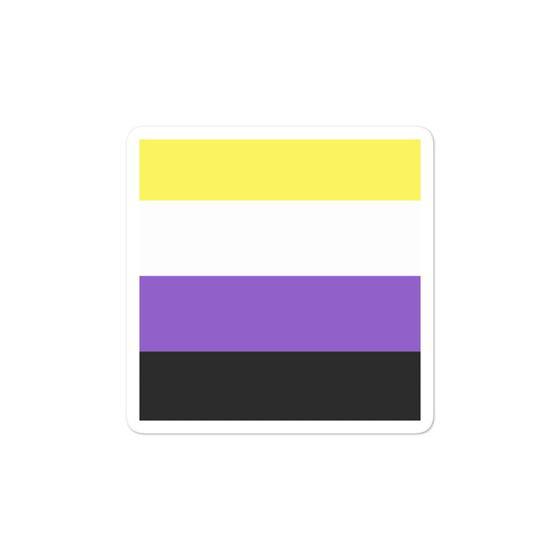 Non-Binary Flag Sticker