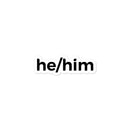 he/him Sticker