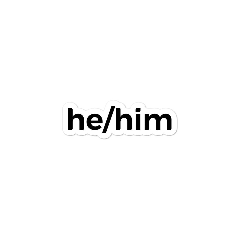 he/him Sticker