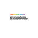 Obergefell v. Hodges Definition sticker