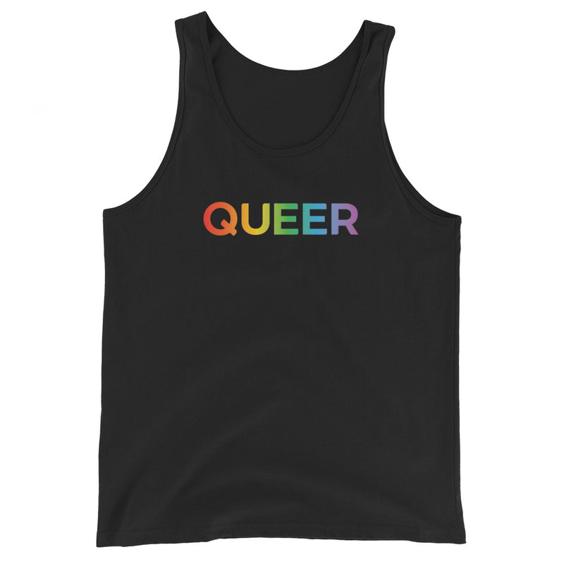 Queer Rainbow Fade Tank Top