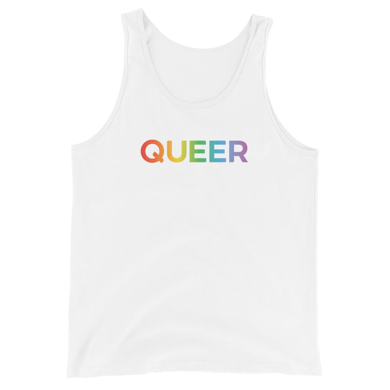 Queer Rainbow Fade Tank Top