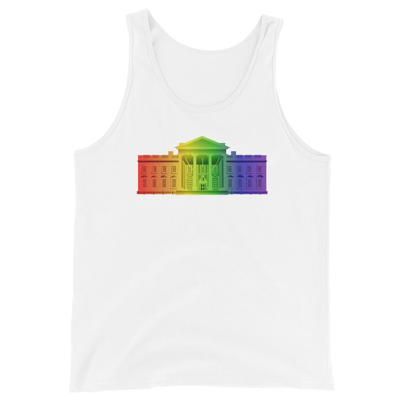 Rainbow White House Tank Top
