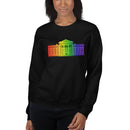 Rainbow White House Crewneck