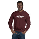 he/him Pronoun Crewneck