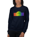 Rainbow White House Crewneck