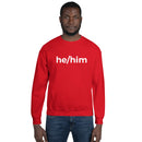 he/him Pronoun Crewneck