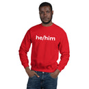 he/him Pronoun Crewneck
