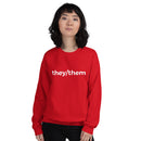 they/them Pronoun Crewneck
