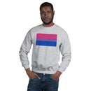 Bisexual Flag Crewneck in Sport Grey