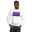 Bisexual Flag Crewneck in White