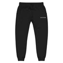 Bottom embroidered Joggers in Black