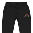 Rainbow embroidered Joggers
