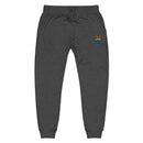 Rainbow peace sign embroidered Joggers