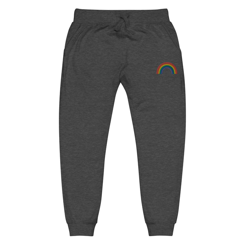 Rainbow embroidered Joggers