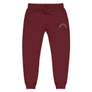 Rainbow embroidered Joggers