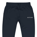 Bottom embroidered Joggers in Navy