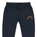 Rainbow embroidered Joggers