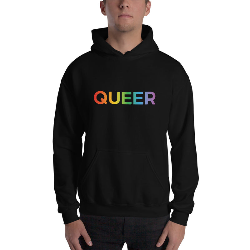Queer Rainbow Fade Hoodie