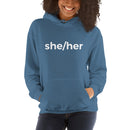 she/her Pronoun Hoodie