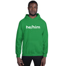 he/him Pronoun Hoodie