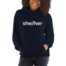 she/her Pronoun Hoodie