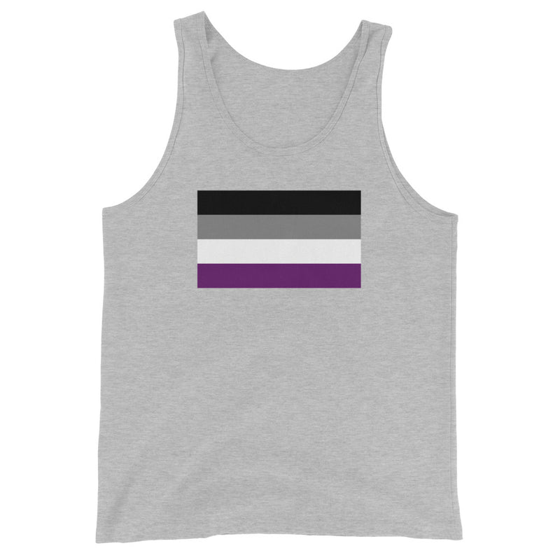 Asexual Flag Tank Top in Light Pink